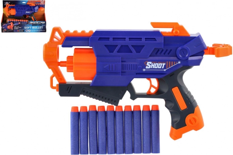 Pistola de dardos de espuma para niños