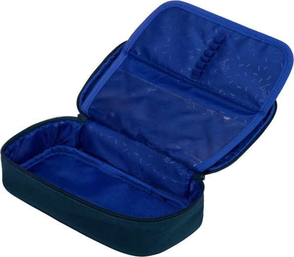 Estuche tipo etui con dos solapas y bolsillo interior