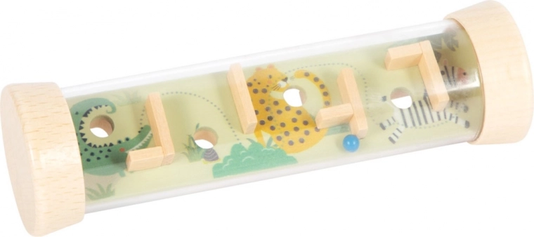 Laberinto de bolitas en tubo transparente small foot