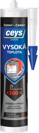 Silicona negra de alta temperatura 280 ml CEYS