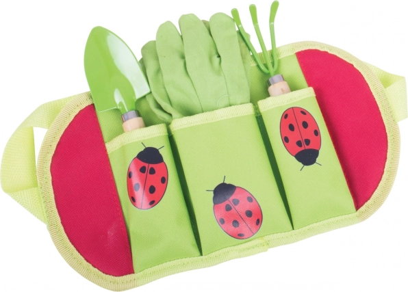 Bigjigs Toys set infantil de jardinería mariquita