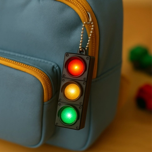 Accesorio compacto para llaves y mochila