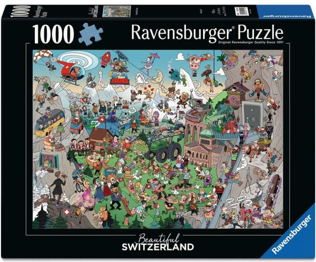 Puzzle Ravensburger Hermosa Suiza 1000 piezas