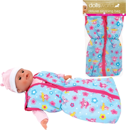 Saco de dormir de lujo para muñecas DOLLS WORLD
