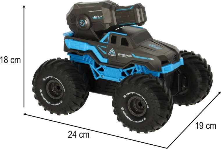 Cañón de agua con dos modos de llenado