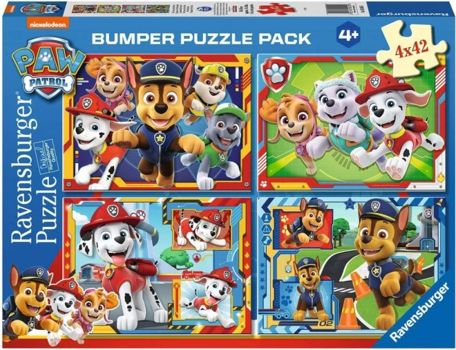 Puzzle Patrulla Canina 4x42 piezas de Ravensburger