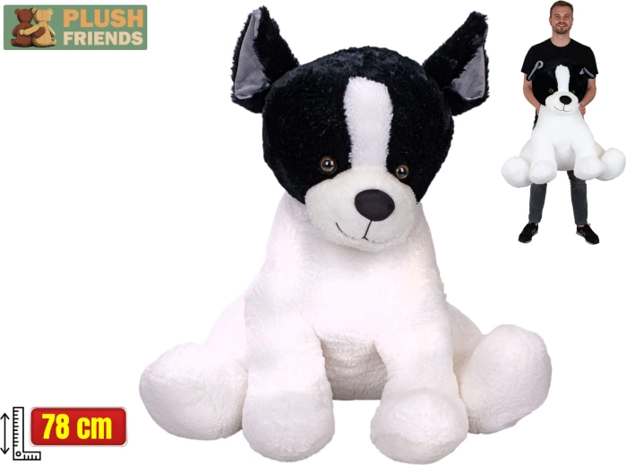 Plush Friends bulldog francés de peluche 78 cm