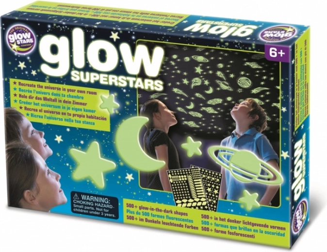 Pegatinas de pared BRAINSTORM estrellas brillantes 500 uds