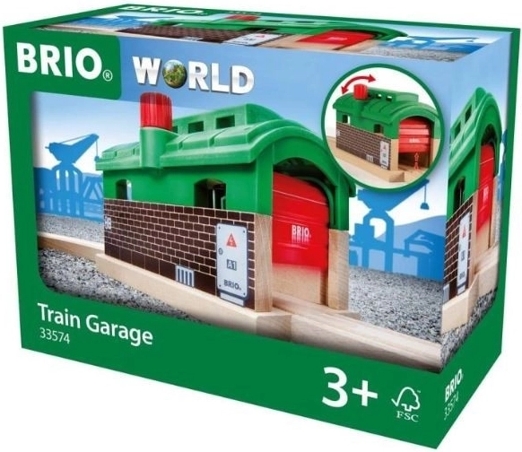 Depósito de trenes Brio World – garaje para trenes