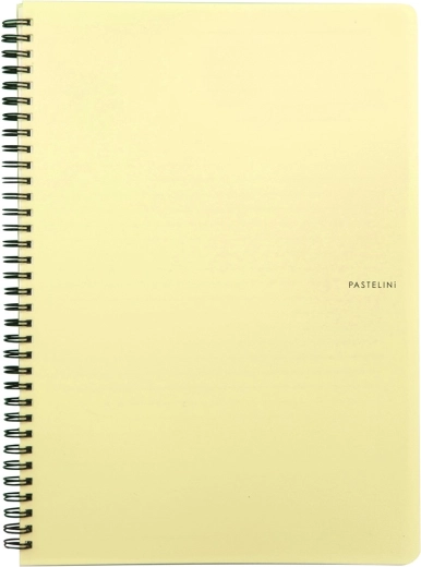 Bloc de espiral A4 PASTELINI amarillo