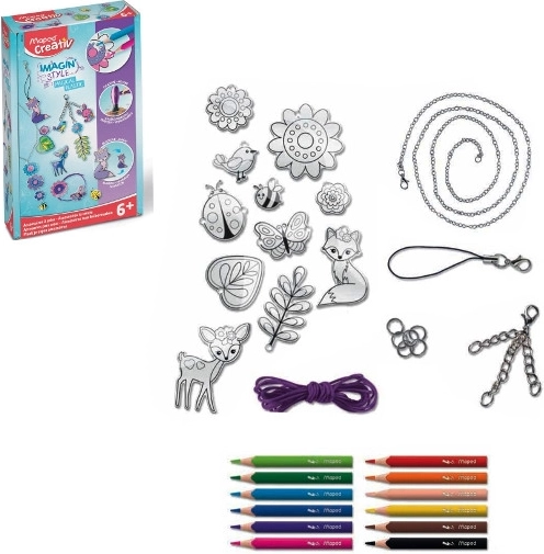 Plástico mágico Creativ: set para hacer pulseras y colgantes