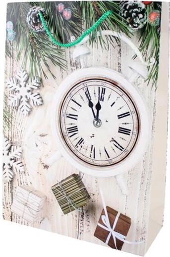 Bolsa de regalo navideña de papel TORO 44 × 31 × 12 cm, mix de motivos