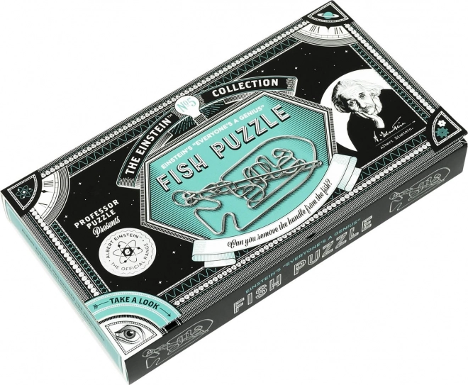 Professor Puzzle rompecabezas Albert Einstein: Fish Puzzle