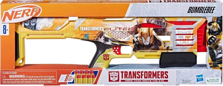 8 dardos de espuma Nerf Elite incluidos
