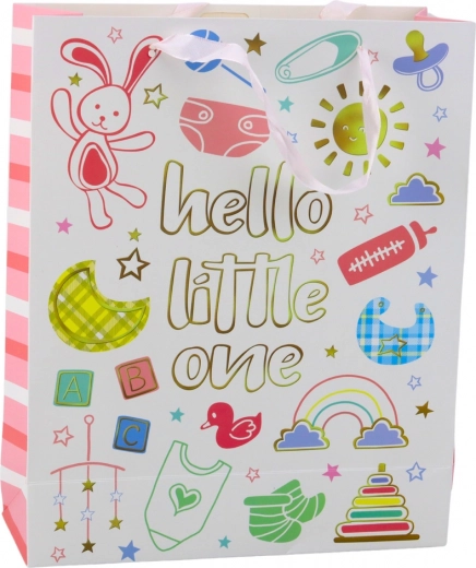 Bolsa de regalo para bebé Hello Little One 32 × 26 × 10 cm