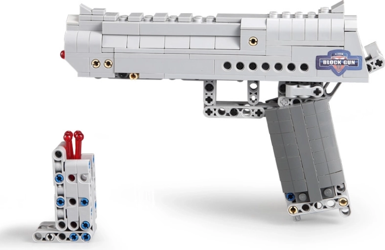 Cada Desert Eagle Falcon kit de construcción de pistola con 5 proyectiles
