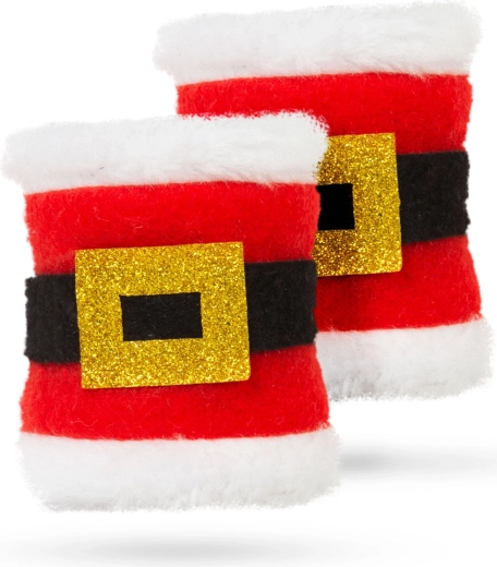 Aros para servilletas navideños Papá Noel - 2 unidades
