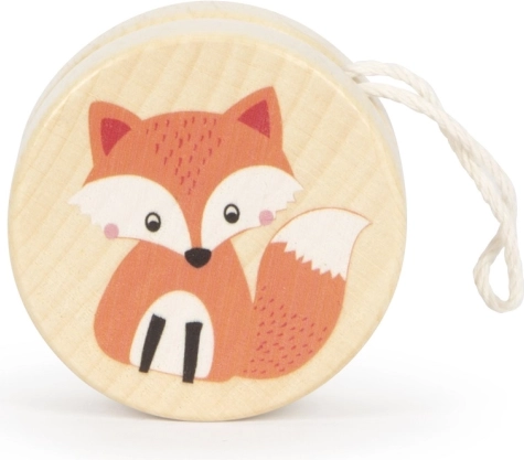 Yo-yo de madera con zorrito small foot
