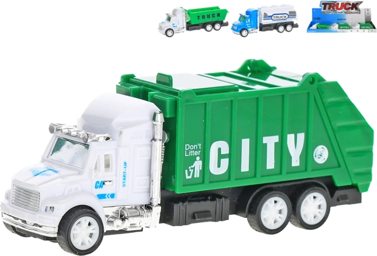 Camión de inercia 12,5 cm – volquete, camión de basura, cisterna
