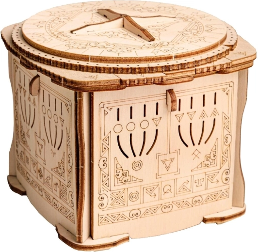 EscapeWelt Rompecabezas de madera Cofre pirata