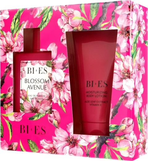 Set de regalo para mujer BI-ES Blossom Avenue – agua de perfume 100 ml + loción corporal 150 ml