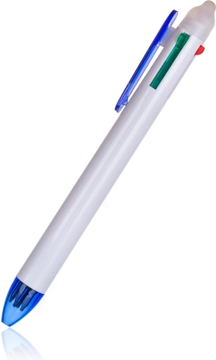 Bolígrafo borrable de cuatro colores