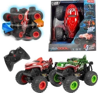 Camión monstruo RC 1:20 con rotación por control remoto