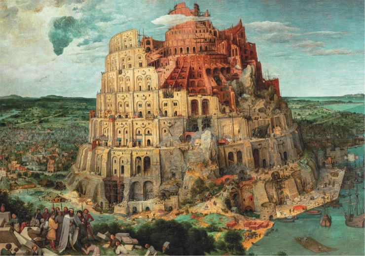 Puzzle CLEMENTONI Colección de museo: La Torre de Babel, 1500 piezas