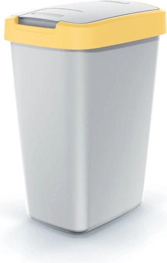 Papelera Compacta Q Flap 12 l con doble apertura