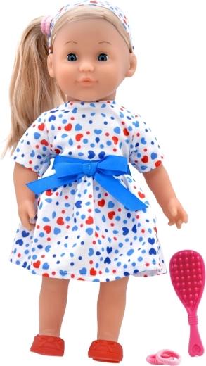 Dolls World muñeca de moda Charlotte 36 cm – tricolor blanco