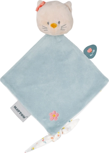 Nattou doudou de peluche mini erizo Zoe 28 cm