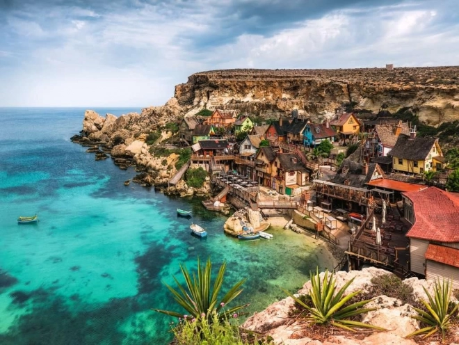 Puzzle RAVENSBURGER Aldea de Popeye, Malta – 1500 piezas