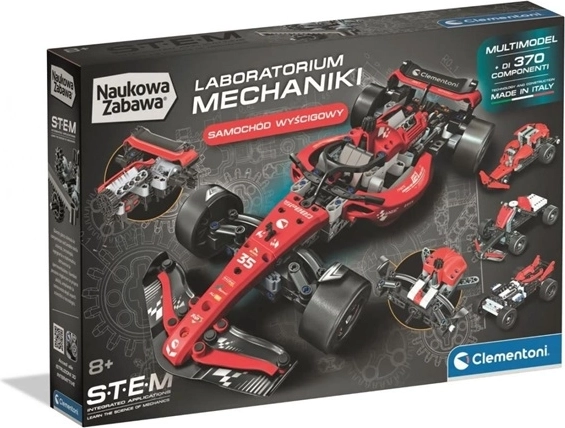 Clementoni Naukowa zabawa Labo Mech coche de carreras
