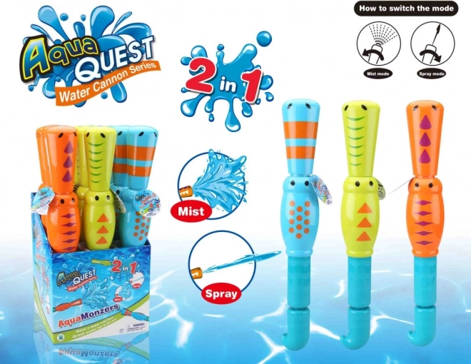 Cañón de agua de monstruos acuáticos, 55 cm