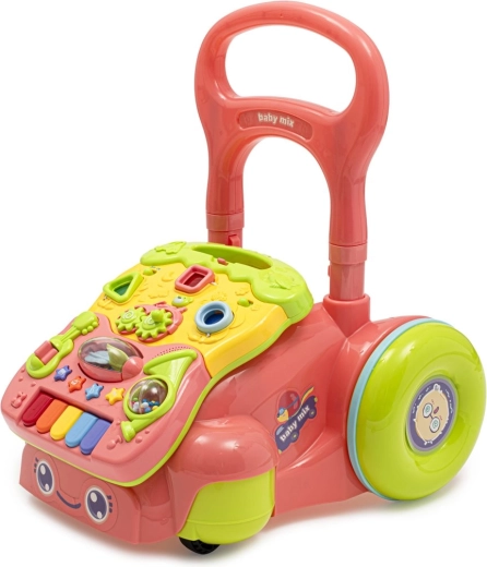 Andador educativo con actividades Baby Mix para niños – Rosa