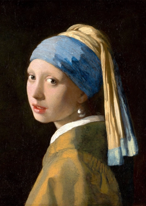 Puzzle La joven de la perla de Johannes Vermeer 1000 piezas