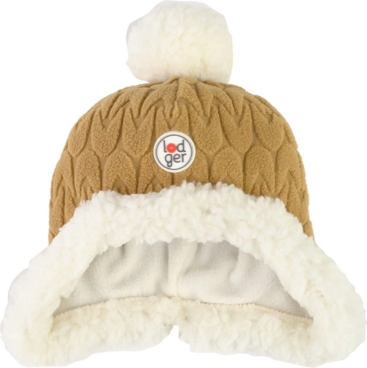 Gorro de forro polar Lodger Hatter empire dark honey 1–2 años