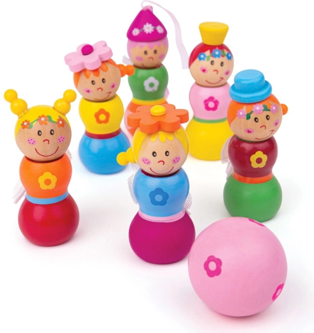 Bigjigs Toys bolos de madera de hadas