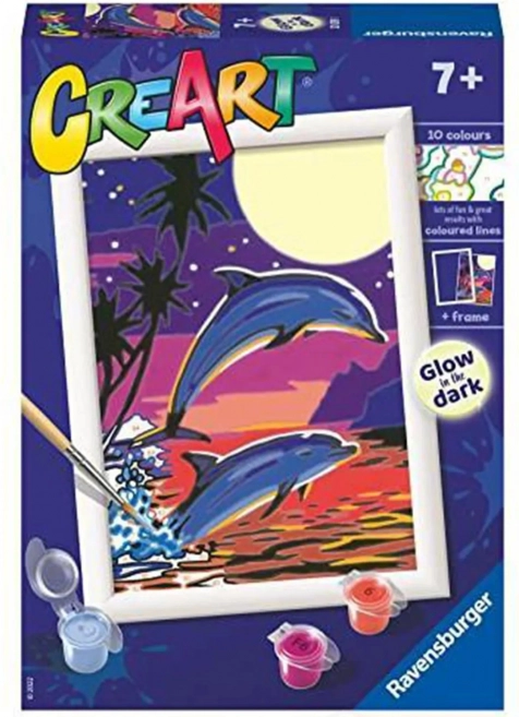 CreArt aventura con delfines: pintar por números