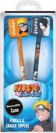 Lápices con topper de Naruto