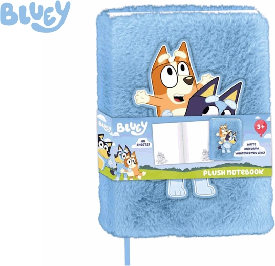 Diario de peluche BLUEY A5, 80 páginas