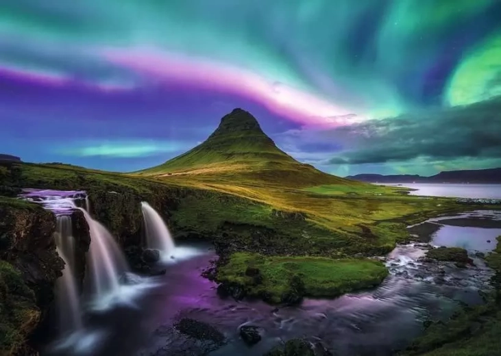 Puzzle Ravensburger Noche mágica en Islandia 1000 piezas