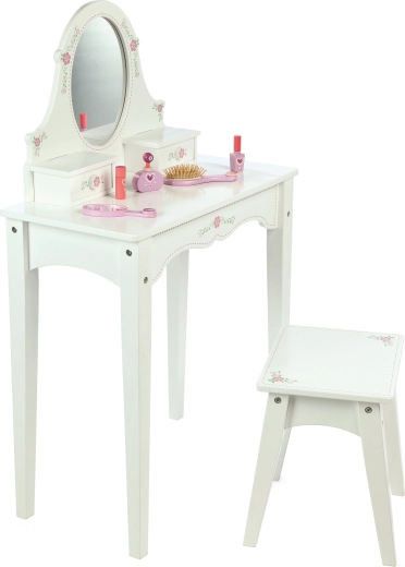 Tocador infantil de madera blanco Tidlo