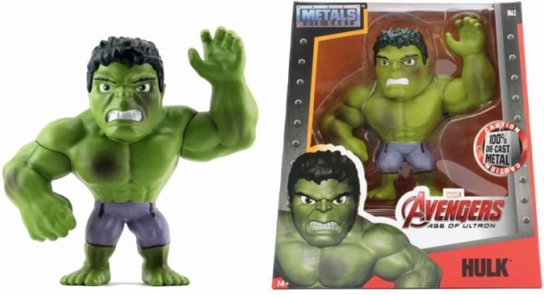 Figura coleccionable metálica MARVEL HULK 15 cm