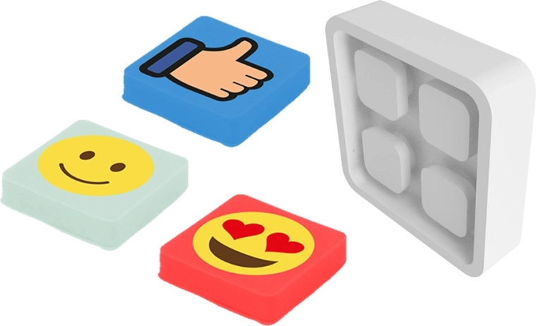 Distintivo reflectante Pixie Crew emoji
