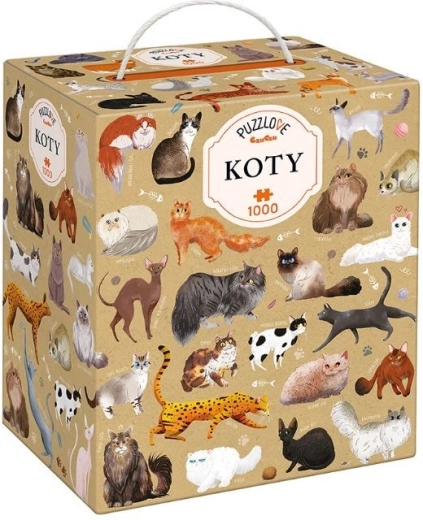 Puzzle Puzzlove gatos 1000 piezas