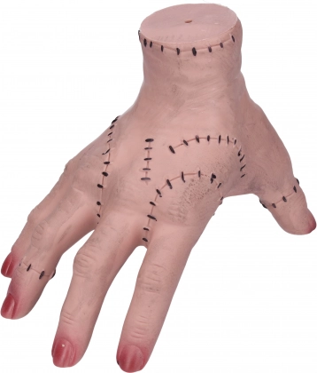 Accesorio de carnaval: mano de Addams de látex