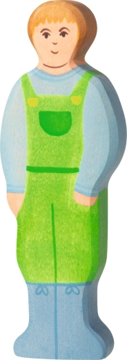 Holztiger figura de madera de granjero - 1 pieza