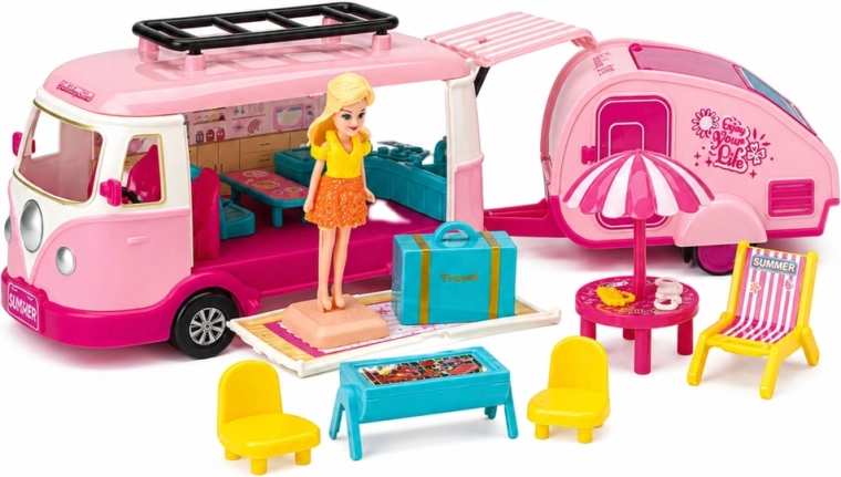Camper abatible con interior accesible