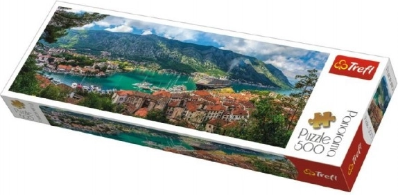 Puzzle panorámico 500 Kotor Montenegro
